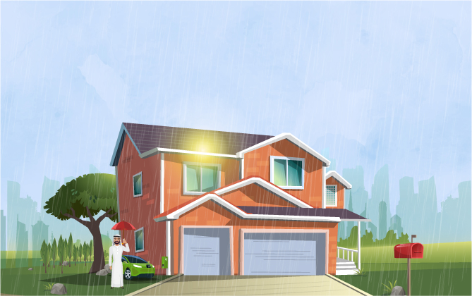 Follow these steps during rain and extreme weather conditions